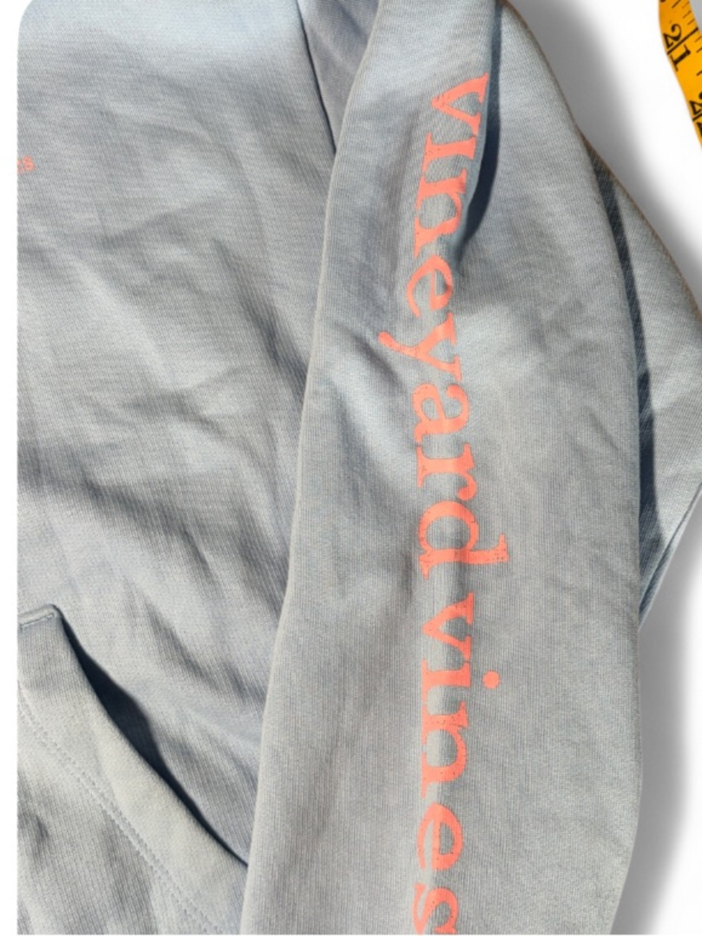 NWT Vineyard Vines Vintage Whale Hoodie XS Calm Waters Blue Pink Logo - Picture 5 of 7